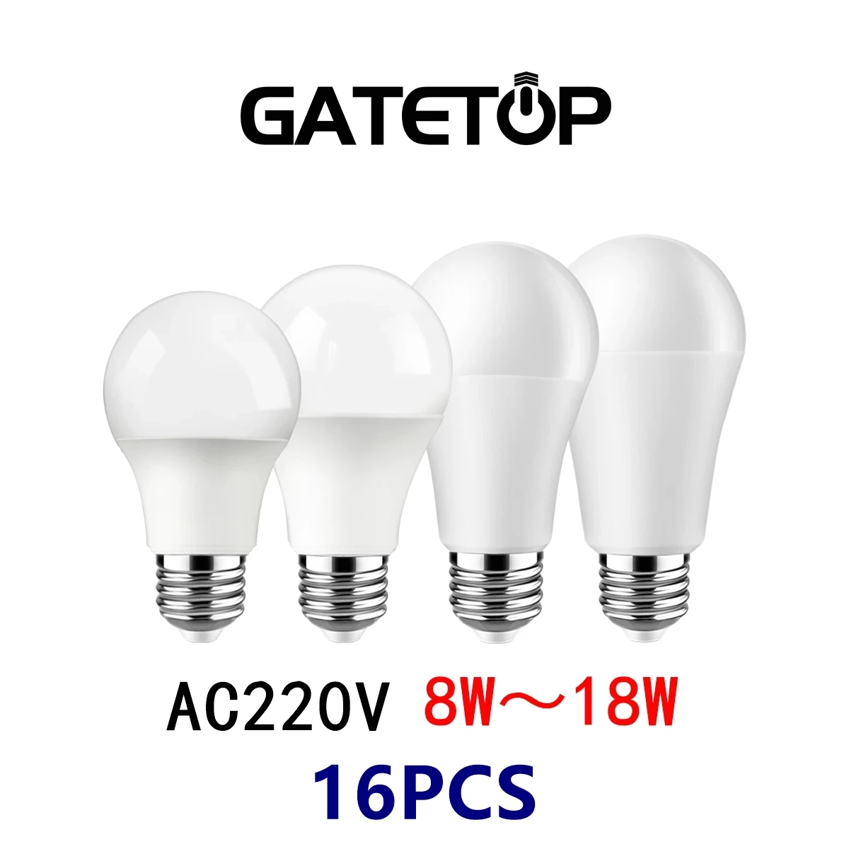 16Pc Lampadina A Led Ac 220V-240V A60 Potenza 8W-18W B22 E27 Bombilla Lampara Lampadina A Led Illuminazione Per Soggiorno Per La Casa