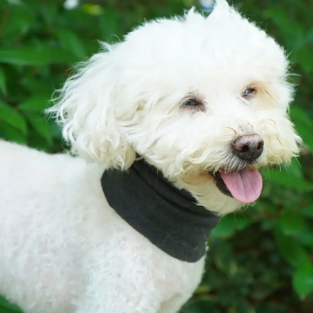 

Pet Hairband for Long-haired Dogs Breathable Dog Hood No Flap Ear Wrap for Anxiety Relief Hair for Long-haired for Relief