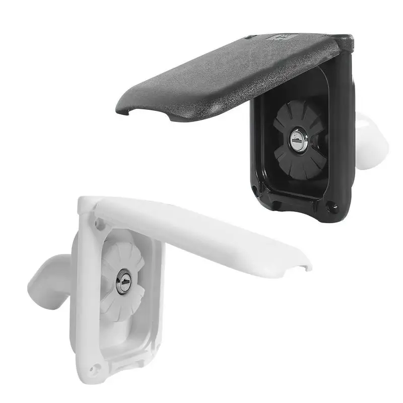 

RV Water Fill Port RV Water Inlet Cover Replacement Parts RV Water Fill With Camper Top Seal Magnetic Square Water Inlet