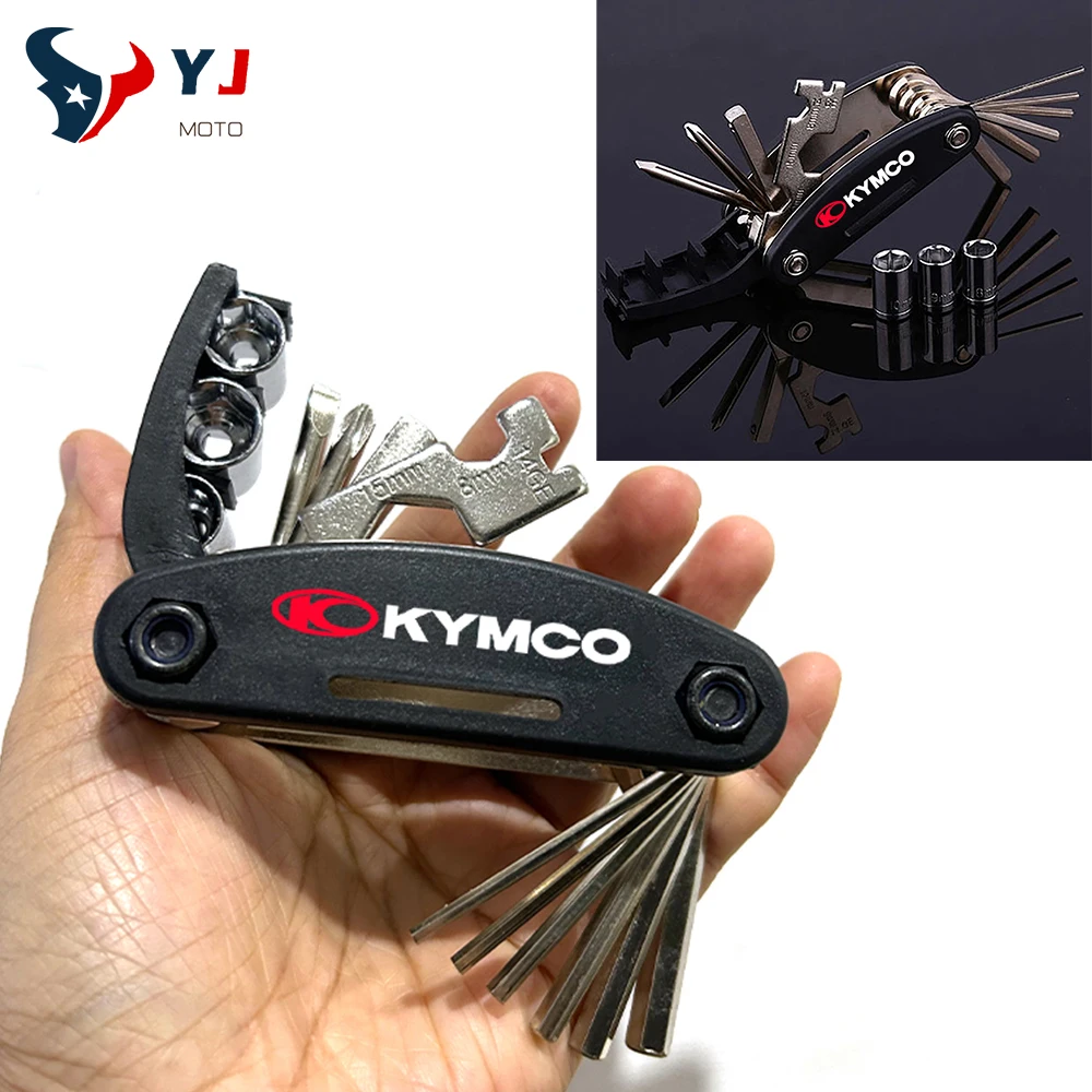 

For KYMCO CV3 AIR150 DTX360 Super 89 Sento Like 50 Racing H X 150 Accessories Scooter Multifunction Tool Repair Screwdriver Set