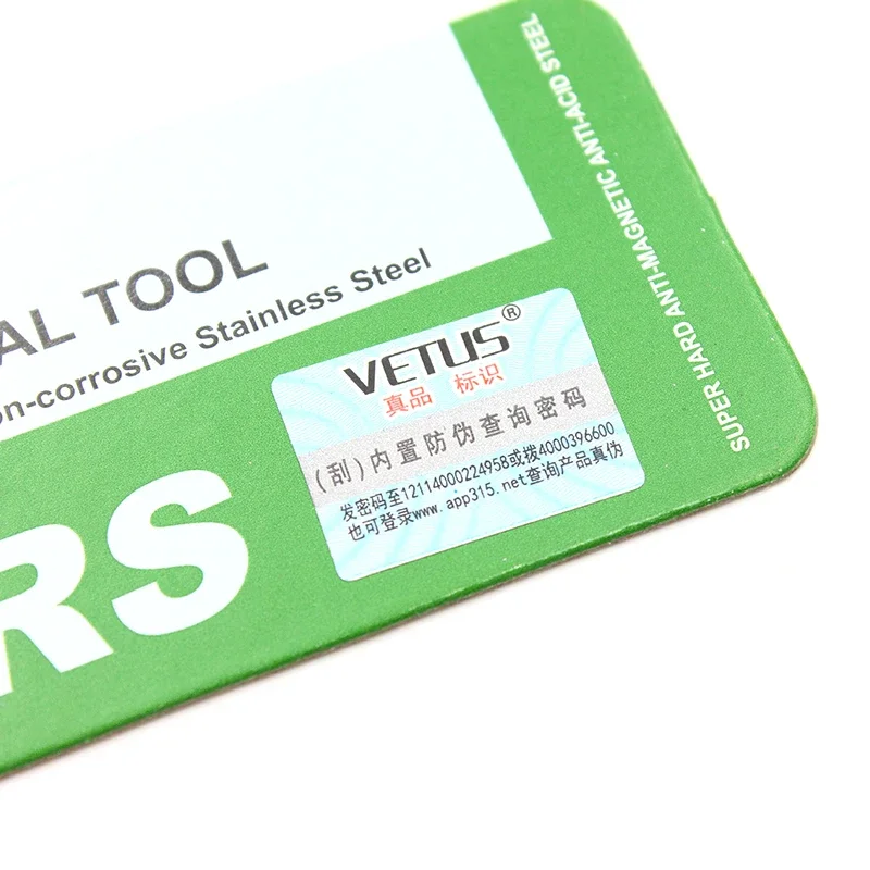 Eyelash Tweezers VETUS 100% Brand Anti Static ESD Tweezers Stainless Steel Eyelash Make Up Nipper Crafts Makeup Tools & Accessories