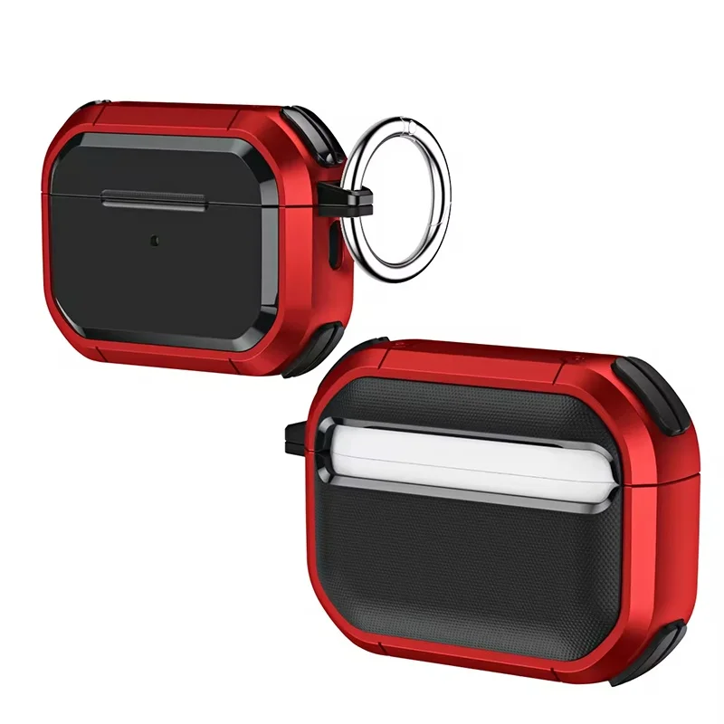Shockproof Protective Earphone Case with Anti-Lost Hook