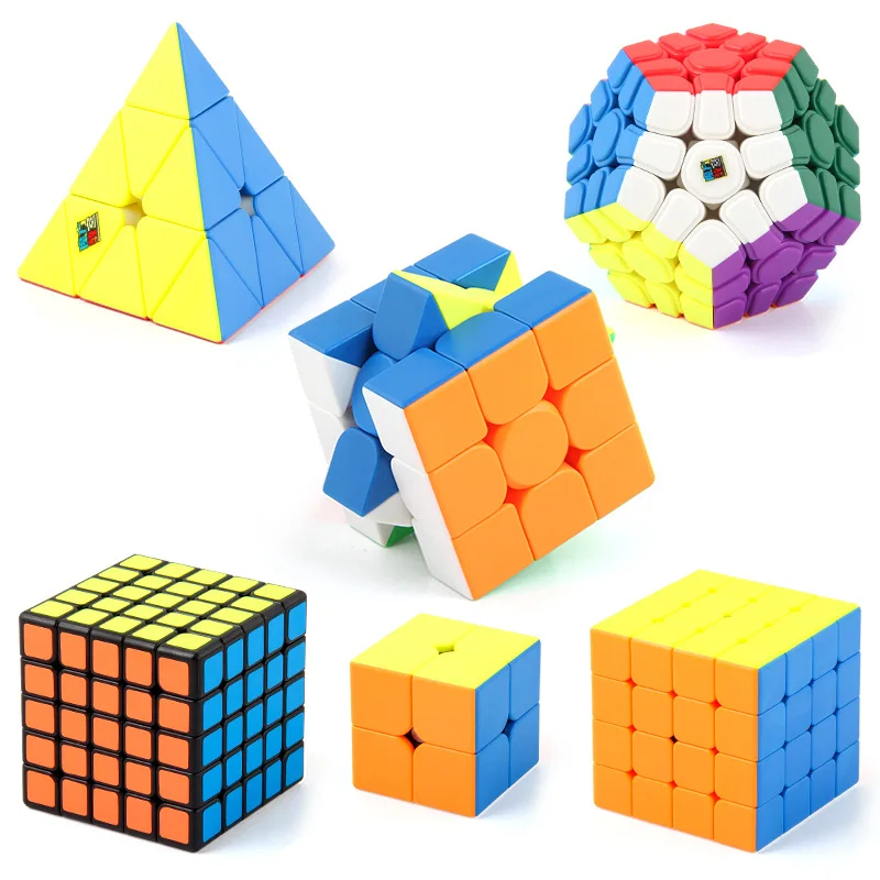 Moyu Meilong Series Magic Cube MFJS Special-shaped Meilong 2x2 3x3 4x4 5x5 Puzzle Kids Toys Gift Pyraminx Skewb Cubo Magico 3