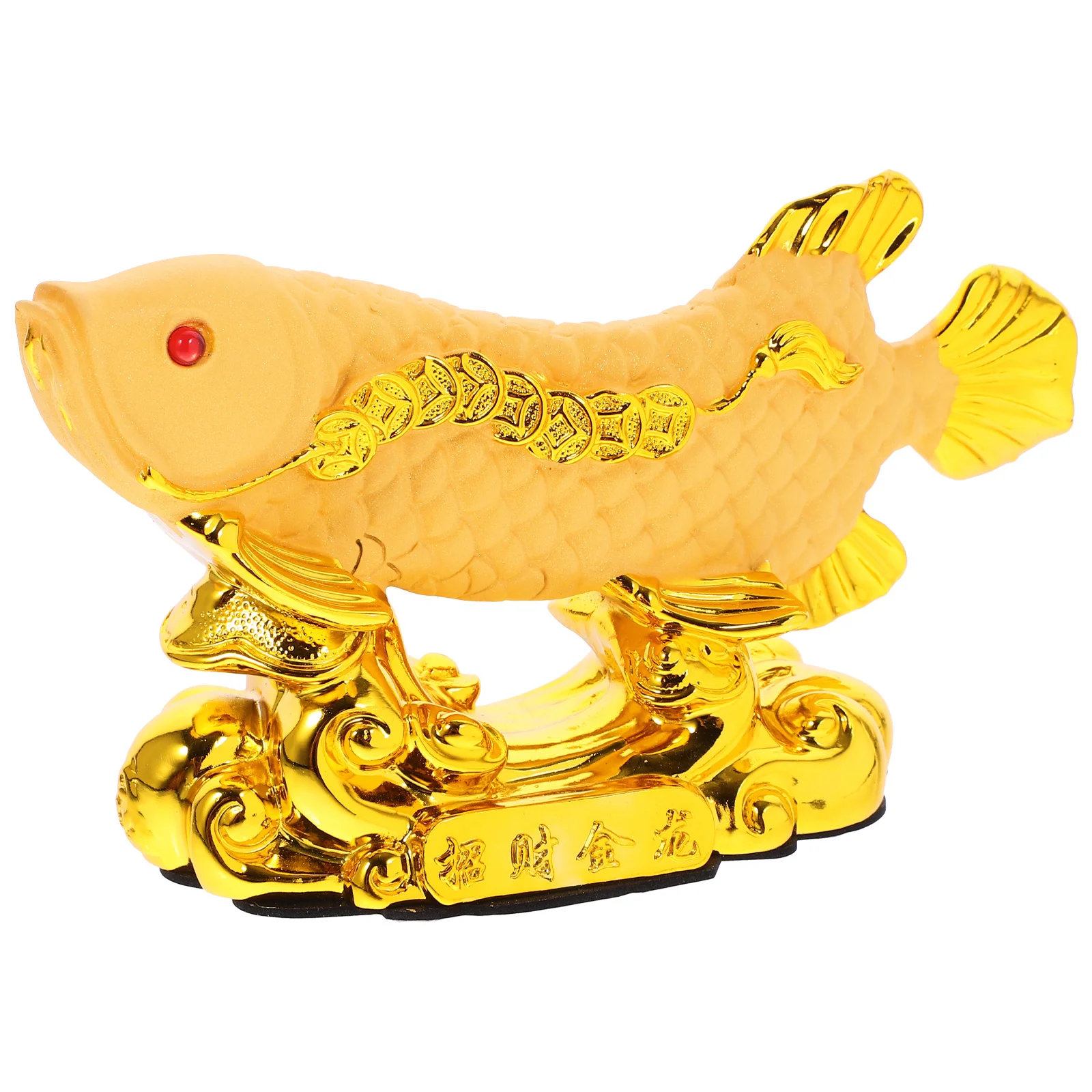 Pesce Statua Auto Ornamento Resina Pesce Fengshui Statua Pesce Auto Statua Pesce Auto Ornamento Per Interni Auto Famiglie Amante Amici