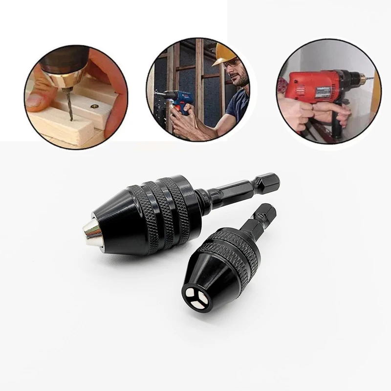 Drill Chuck Keyless Screwdriver Impact Driver Adaptor Screwdriver Head