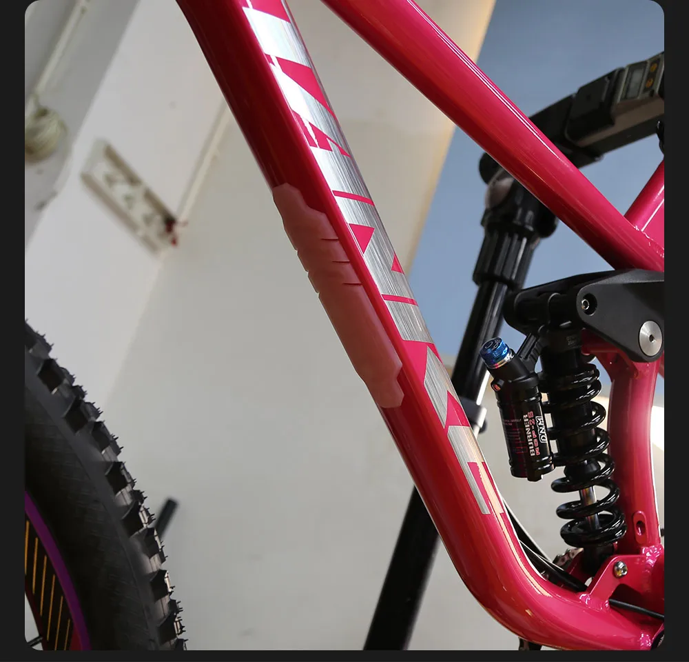 TANKE Fahrradrahmen-Schutzfolie Kratzfeste MTB-Fahrradschutzfolie Fahrradschutz Dicker Aufkleber Starkes Verbessertes TPU-Material – Detail 14