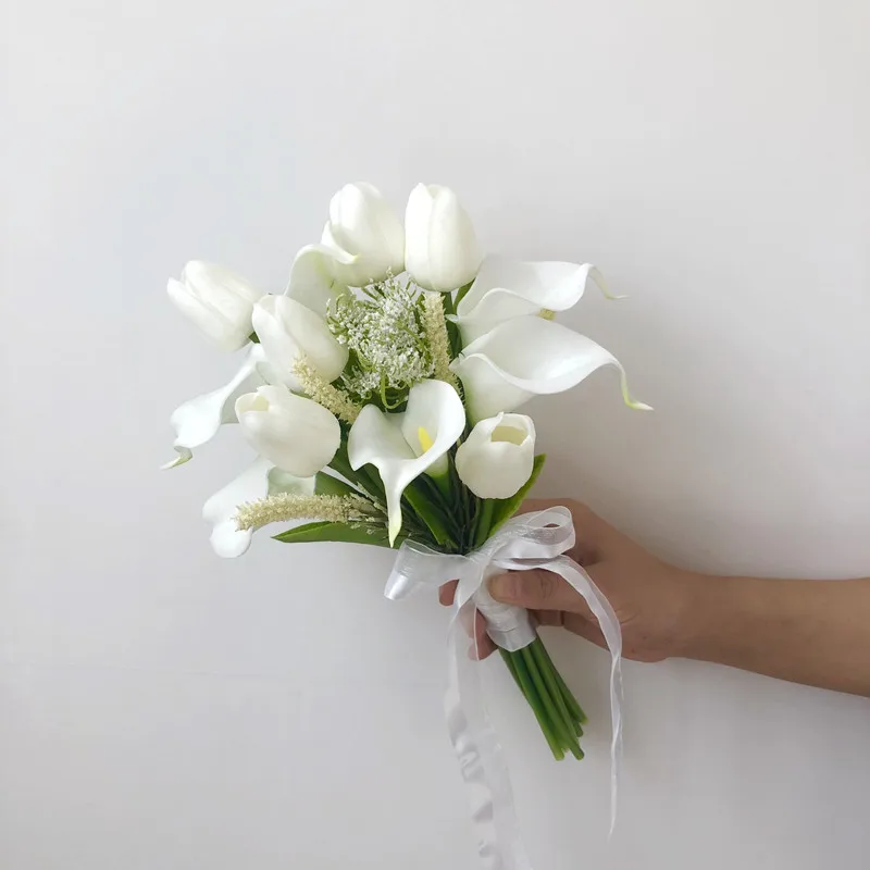 Outdoor Forest System Travel Photoaphy Handheld Flower Korean Sle Ins Wind Wedding Photos Hand Holding Flower Decorations