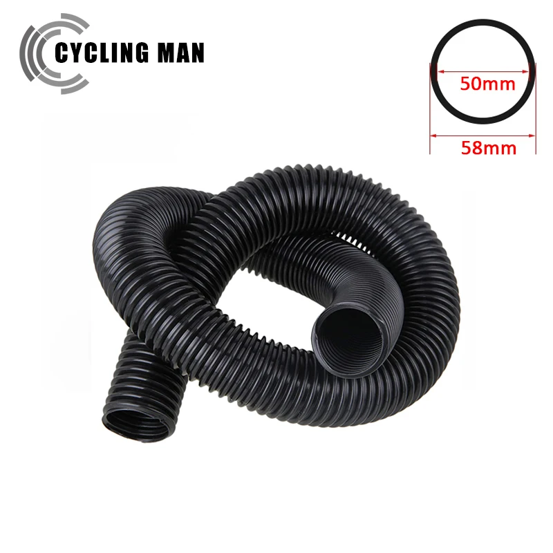 Inner 50mm/outer 58mm Vacuum Cleaner Thread Hose/Bellows/Straws/Soft Pipe Durable Flexible Replacement Vacuum Tube