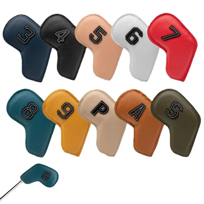 

Golf Club Headcovers Number And Letter Embroidery Golf Club Protective Cover Easy To Use And Care Golf Club Protector Case