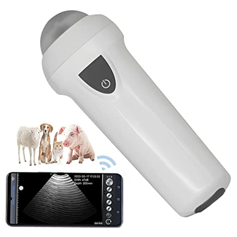 Wireless Mechanical Veterinary Ultrasound Scanner Portable Pregnancy Test Handheld Ultrasound Machine Pig Sheep 6