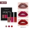 Mini 12 Colors Liquid Lip Gloss Waterproof Non-stick 24 Hours Long Lasting Velvet Matte Lipstick Lip Gloss Cosmetic Makeup Care