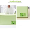 Green Eco-Friendly Bamboo Fiber Tissue Box Holder Toilet Paper Dispenser Storage Desk Car Home Kitchen Napkins Tissue Boxes 3
