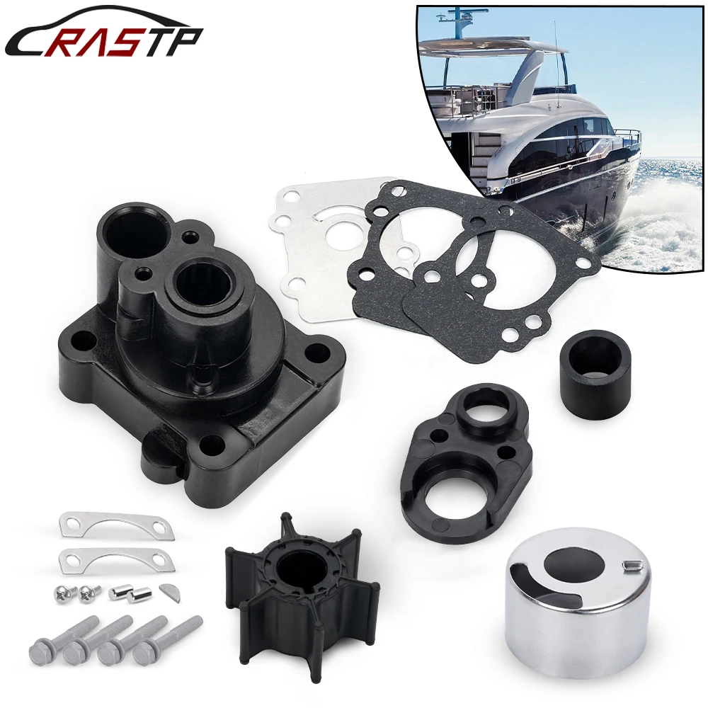 Water Pump Impeller Repair Kit For Yamaha 9.9-15 HP Outboards 1984-1995 | Replaces 682-W0078-A1