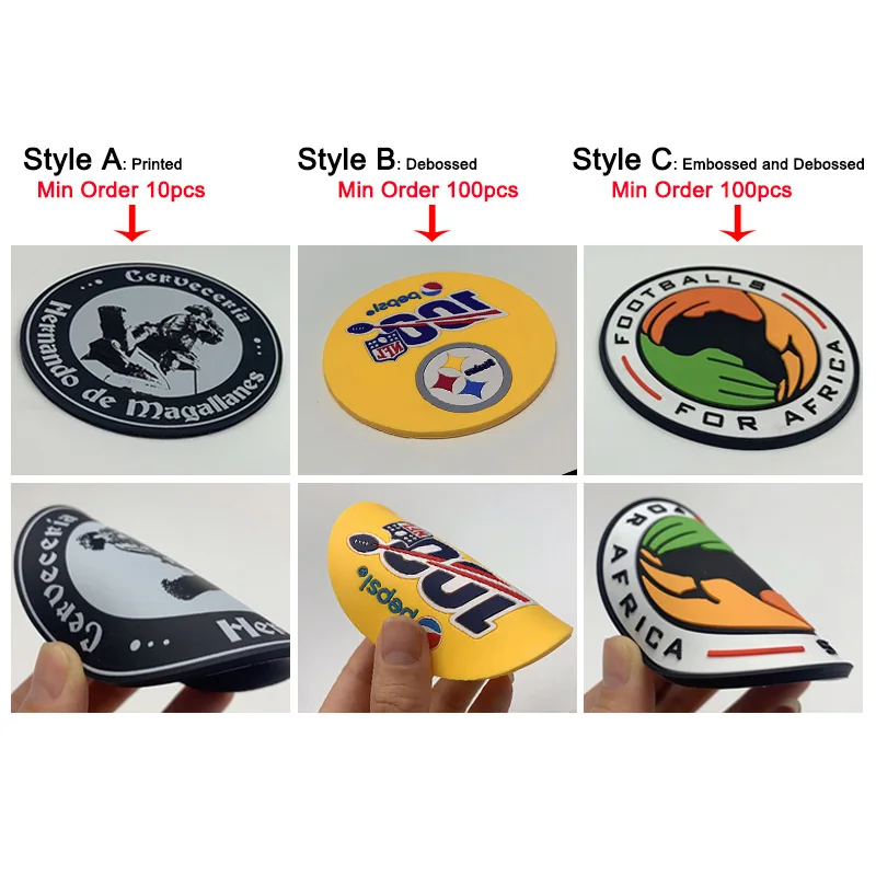 Factory Custom Soft PVC Rubber Silicone Coasters Customization 3D Custom Silicone Rubber Coaster Cup Mat Coaster Silicone Sofa 2 S9864d33b8daa4239a898fa5981d596c1j