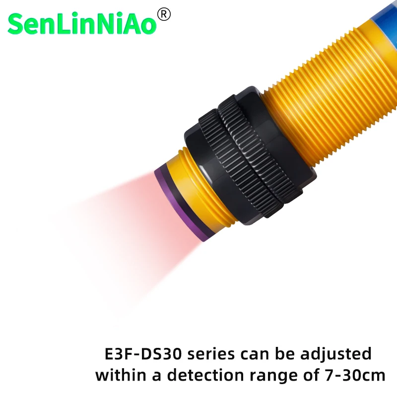 Sensore Fotoelettrico A Infrarossi NPN - Rilevamento A Riflessione Diffusa 5-30 Cm, 10-30V DC - Per Robotica E Automazione - Foto 3