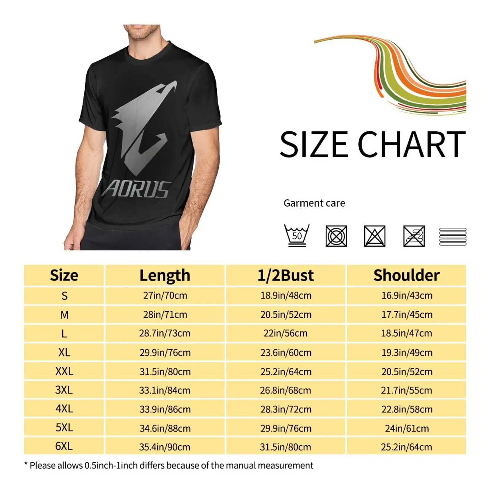 Gigabyte Aorus Xs3Xl-camisetas de gran tamaño para hombre, ropa de Anime,  Tops, 158 - AliExpress