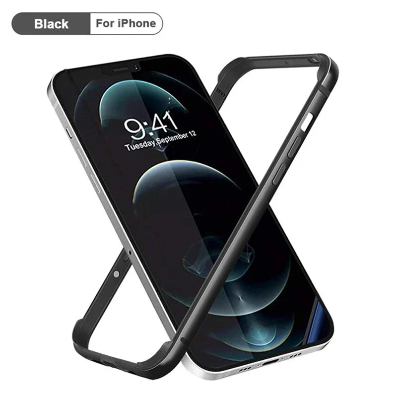 Sleek Aluminum Bumper Frame with Soft Inner Cover