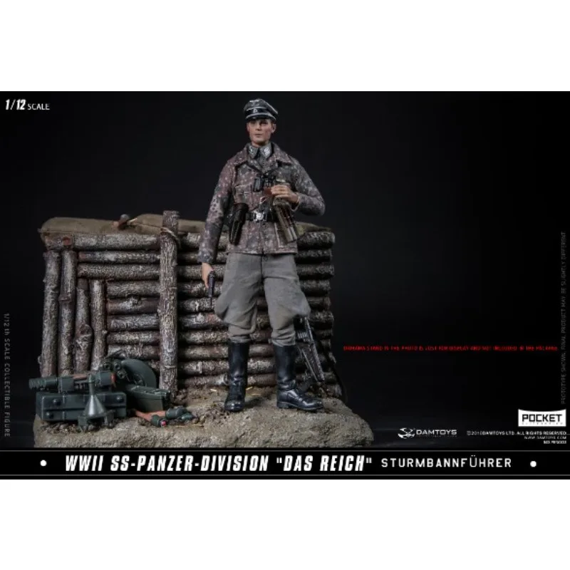 DAM TOYSダムトイズ GERMAN PANZER1/6アクションフィギュア Damtoys 93030 1/6 German Waffen-Ss Panzer Commander Action
