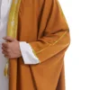 Men Robe Arabic Kaftan Muslim Man Moroccan Dress Kimono Open Abaya Jubba Thobe Djellaba Dishdasha Kimono Jalabiya Islam Clothing