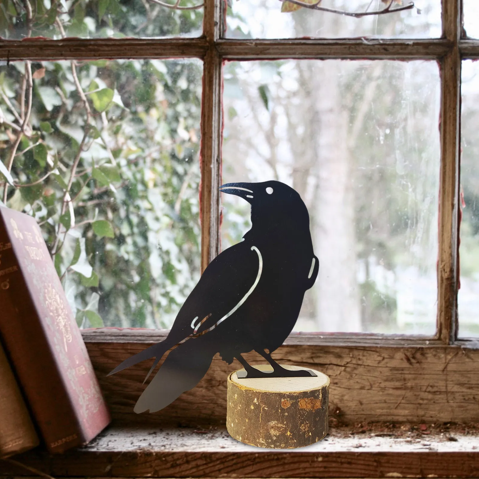 Garden Animals Metal Art Farm Peeping Animals Bird Metal Art Outdoor