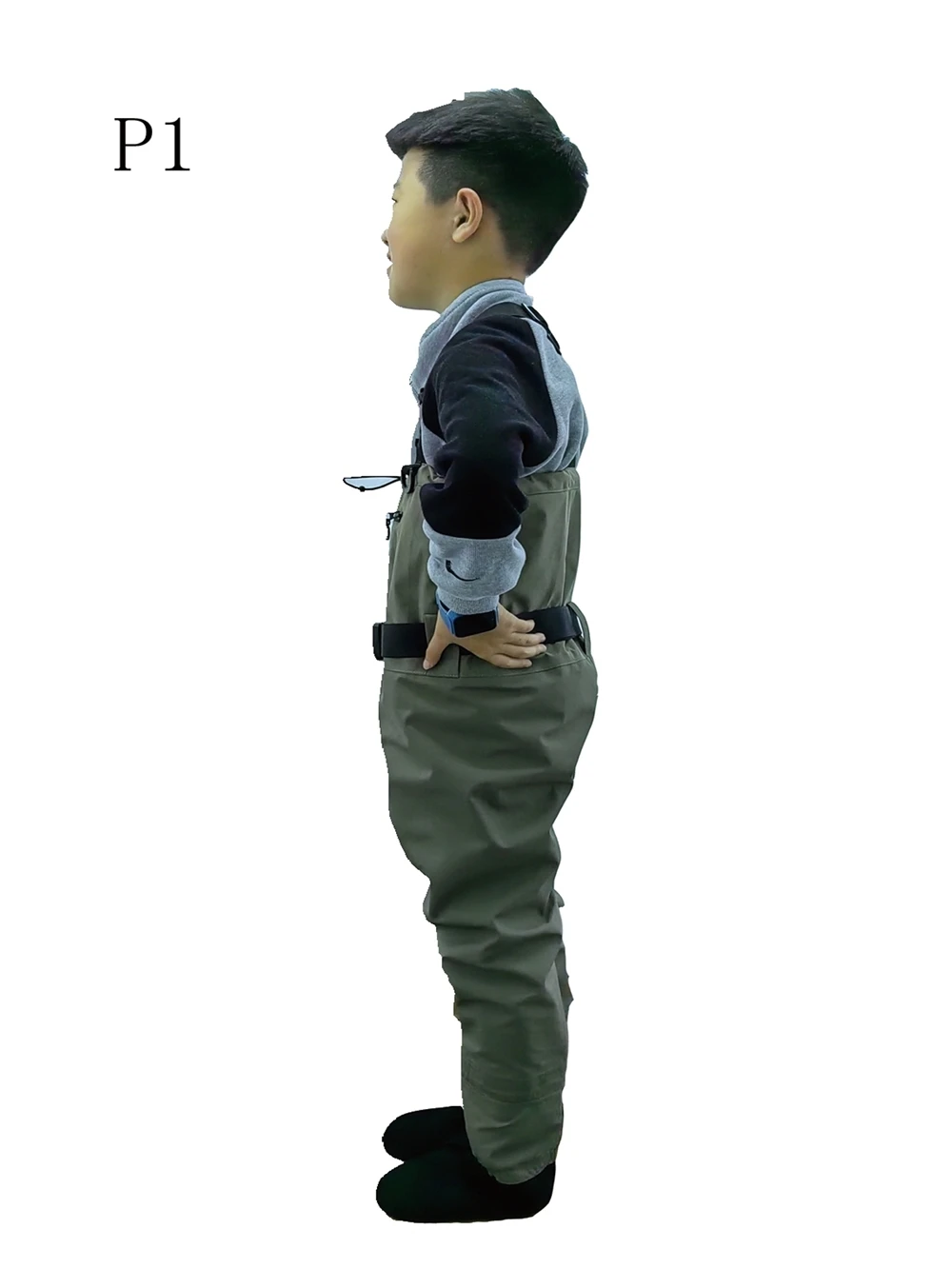 Fly fishing Children to adults waders neoprene foot for men raft hunting Quick-dry Waterproof and breathable