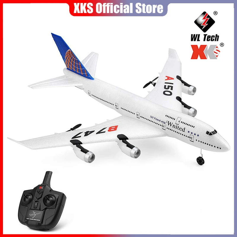 WltoysXKA150RCAirplaneAirbusB747ModelPlaneRCFixedWing3CH