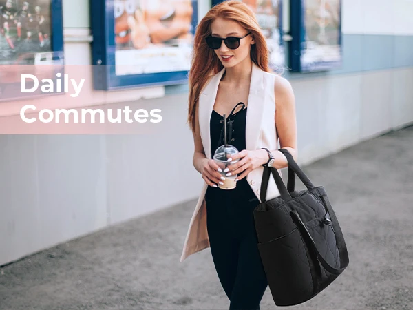 Tote holding essentials