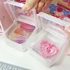 INS Photocards Storage Box Transparent Sticker DIY Korean Idol Photocard Holder Storage Organizer Classification Box Stationery 5