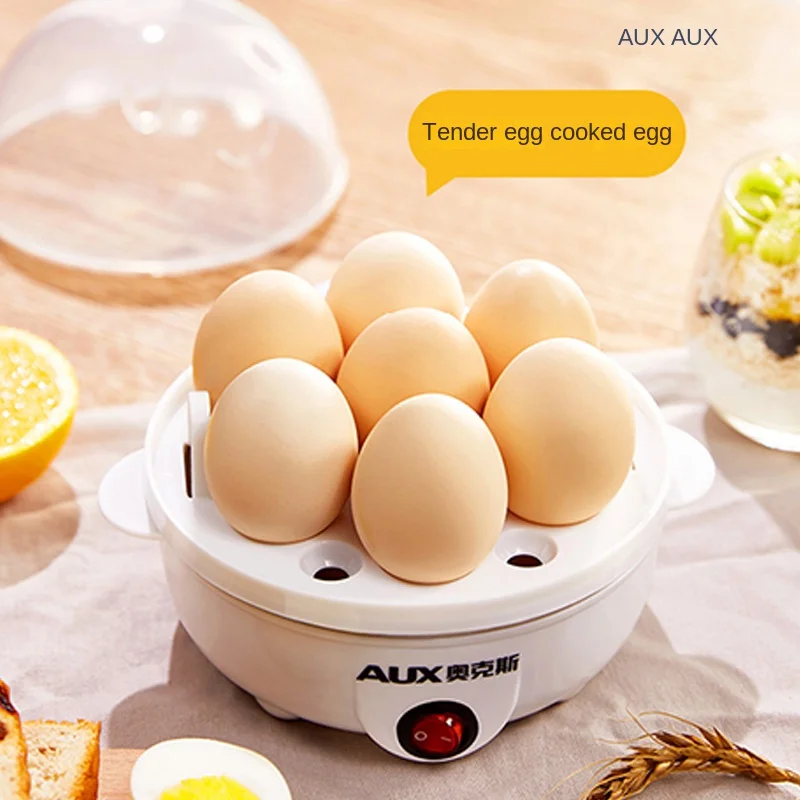 220V 1 Layer/2 Layers Automatic shut-off Egg Steamer with Multi-function Mini Food Steaming Cooker Egg Boiler 5