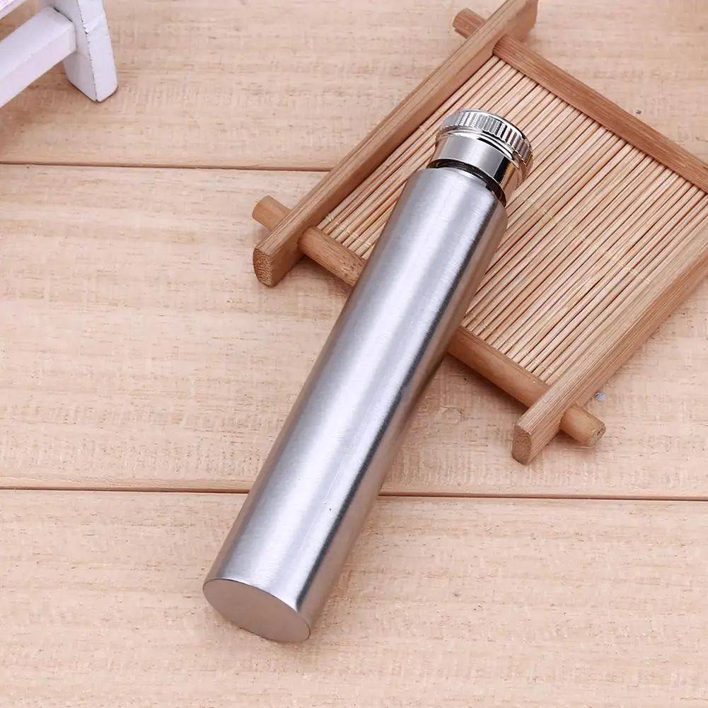 30ml Stainless Steel Outdoor Water Bottle Leakproof Drinking Bottle Corrosion Resistance Portable Lightweight for Camping Travel
