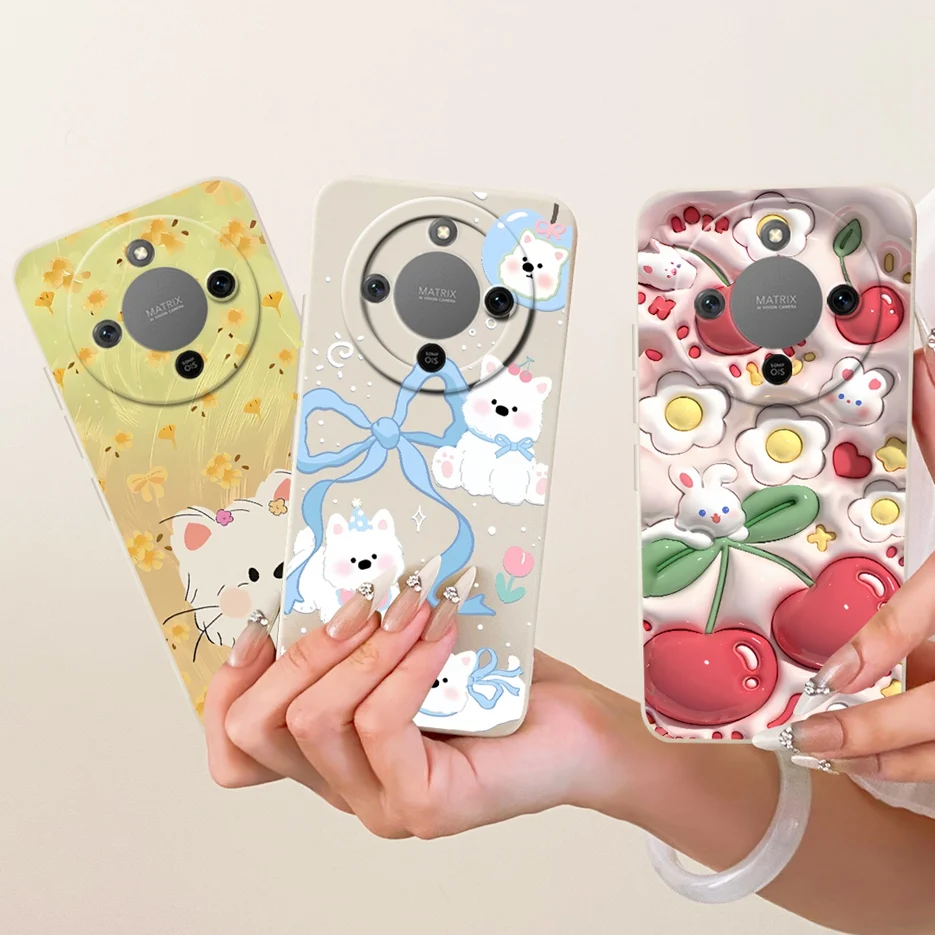 Cool Cat Painted Soft Silicone Case - Stylish Protection