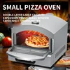 Gas Stainless Steel Grilled Steak Machine Pizza Oven Commercial Outdoor Baking Oven for Sale 10L 5