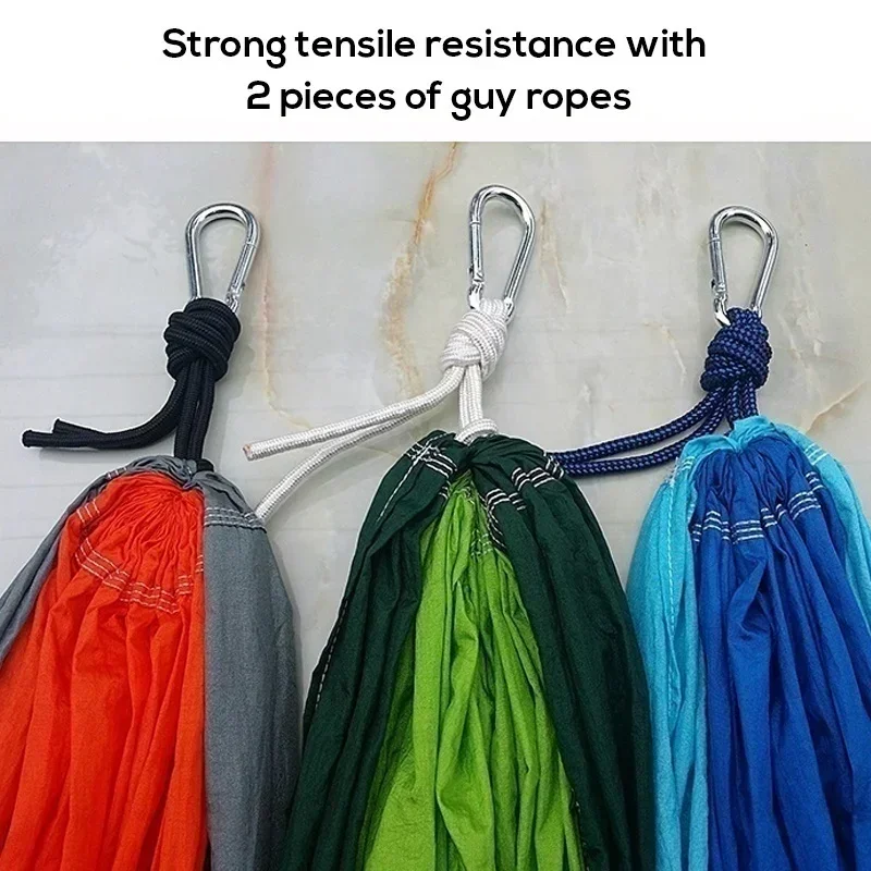 Ultralight Parachute Hammock Hunting Mosquito Net Double Person Camping Leisure Hamak Drop-shipping Outdoor Furniture Hammock 6
