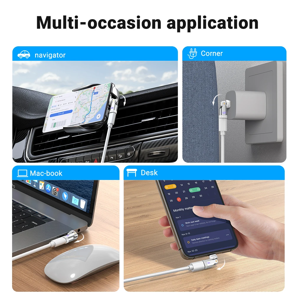 240W Type C to Type C OTG Adapter with 5A Fast Charging and USB3.1 Converter
