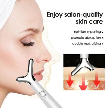 Portable Electric Face Lifting Massager Y style Vibration Facial Lifting Skin Tighten Massage Beauty Devices 6