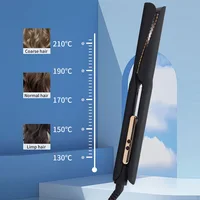 Professional hair straightener curling iron with led temperature display 5-speed adjustable straightener multifunction styler 2