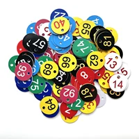 Numbered Sign Labels Beehive Tags Garden Box Mark with Hole Plant Markers  1-50 1-100 50pcs 100pcs 5
