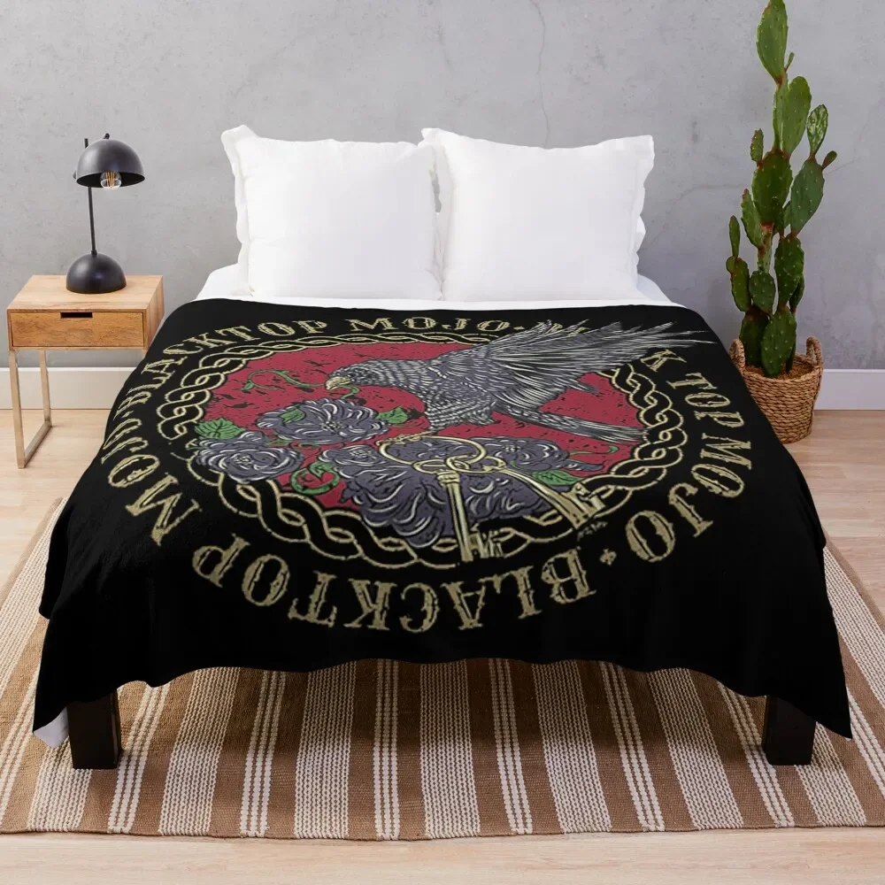 Black Roses Raven Throw Coperta Polar Travel Weighted Coperte