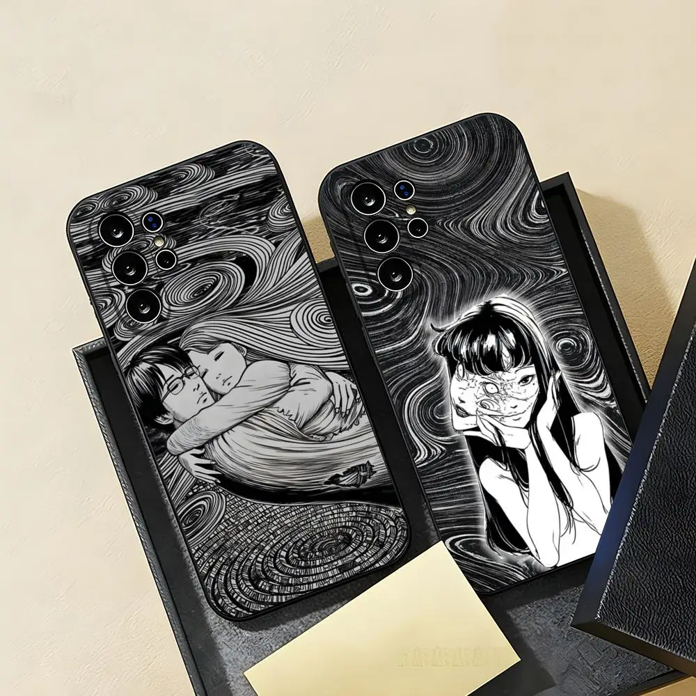 Gothic Horror Art Black Soft Shell Phone Case