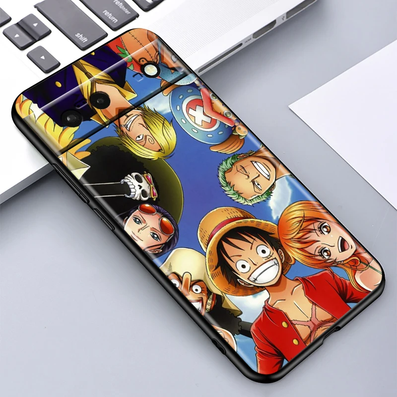アニメ日本ワンピース電話ケース Google のピクセル 8 7 6 プロ 6A 5A