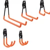 Heavy Duty Hook Metal Garage Organizer Wall Mount Bicycle Hanger Hooks Wall Mount Anti-slip Storage Hook For Ladders Garden Tool 1