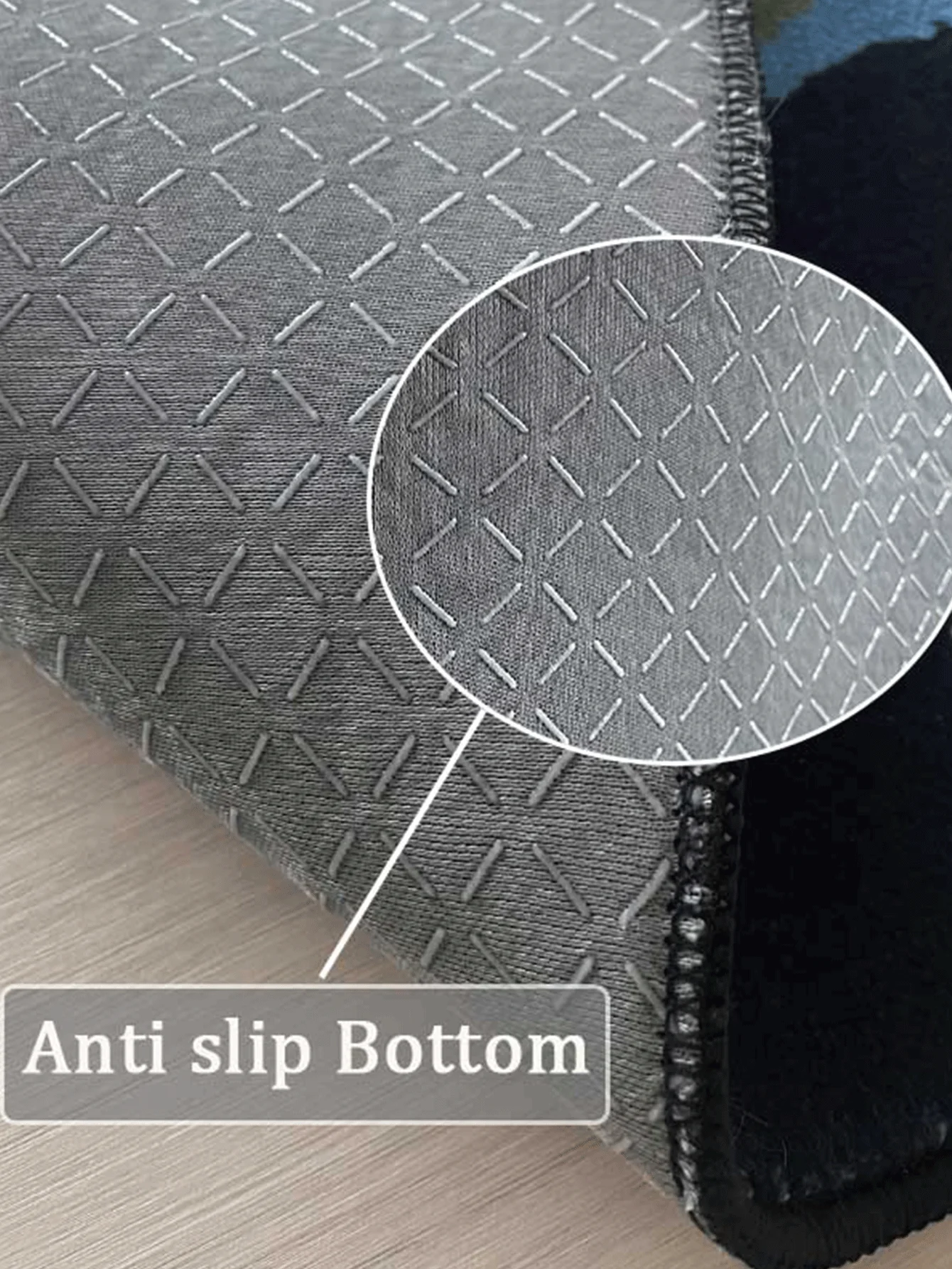 Luffy Soft Rugs for Bedroom INS Checkered Children's Mat Hairy Carpet Cute Room Decor Non-Slip Long Bedside Floor Mats Floor Mat