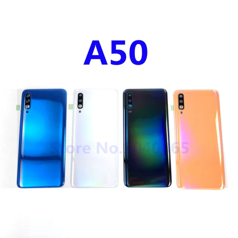 

For SAMSUNG Galaxy A50 2019 A505 A505F/DS Back Cover Battery Door Rear Housing Plastic Case Replacement With Camera Lens