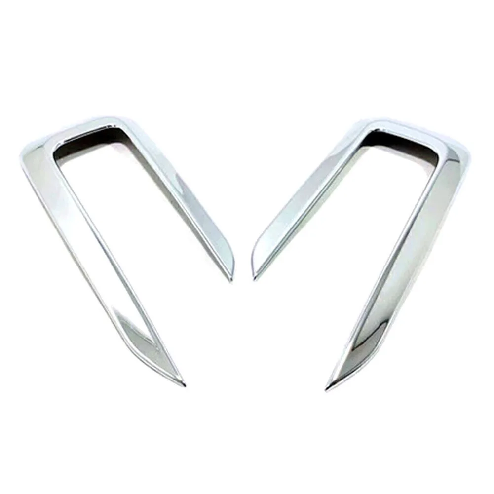 

Fog Light Decor Fog Lamp Frame Cover Set 2x Accessories Chrome For Volvo XC40 2018-2021 For Volvo XC40 2018-2021