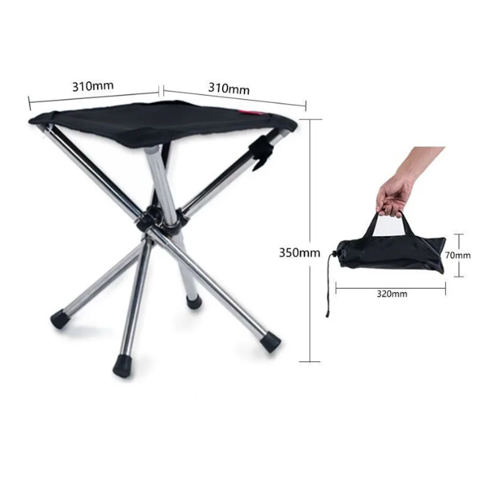 Outdoor Small Folding Triangular Stool Fishing Chairs Camping Multifunction Benches Foldable Stools Household Daily Park chairs