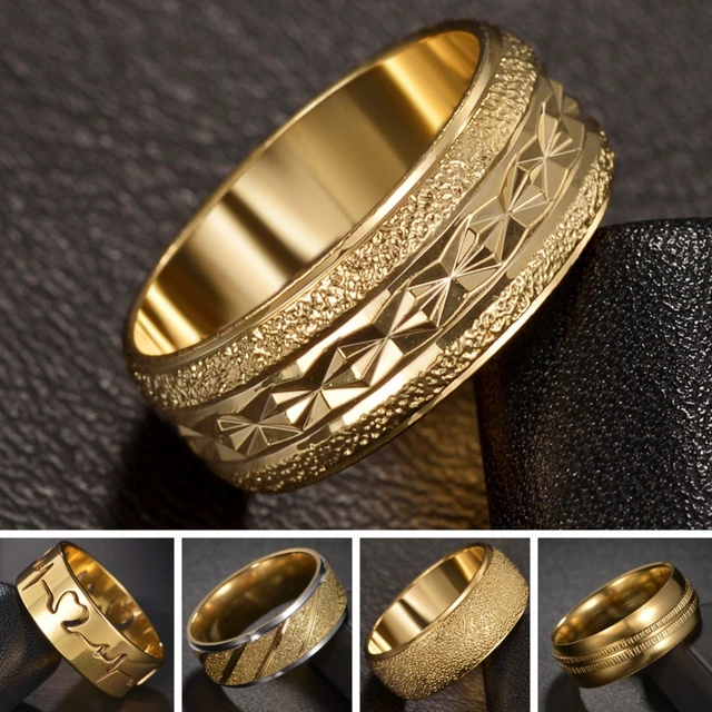 10k Yellow Gold Men's Wedding Band - 10k Ring - Wilson Brothers Jewelry