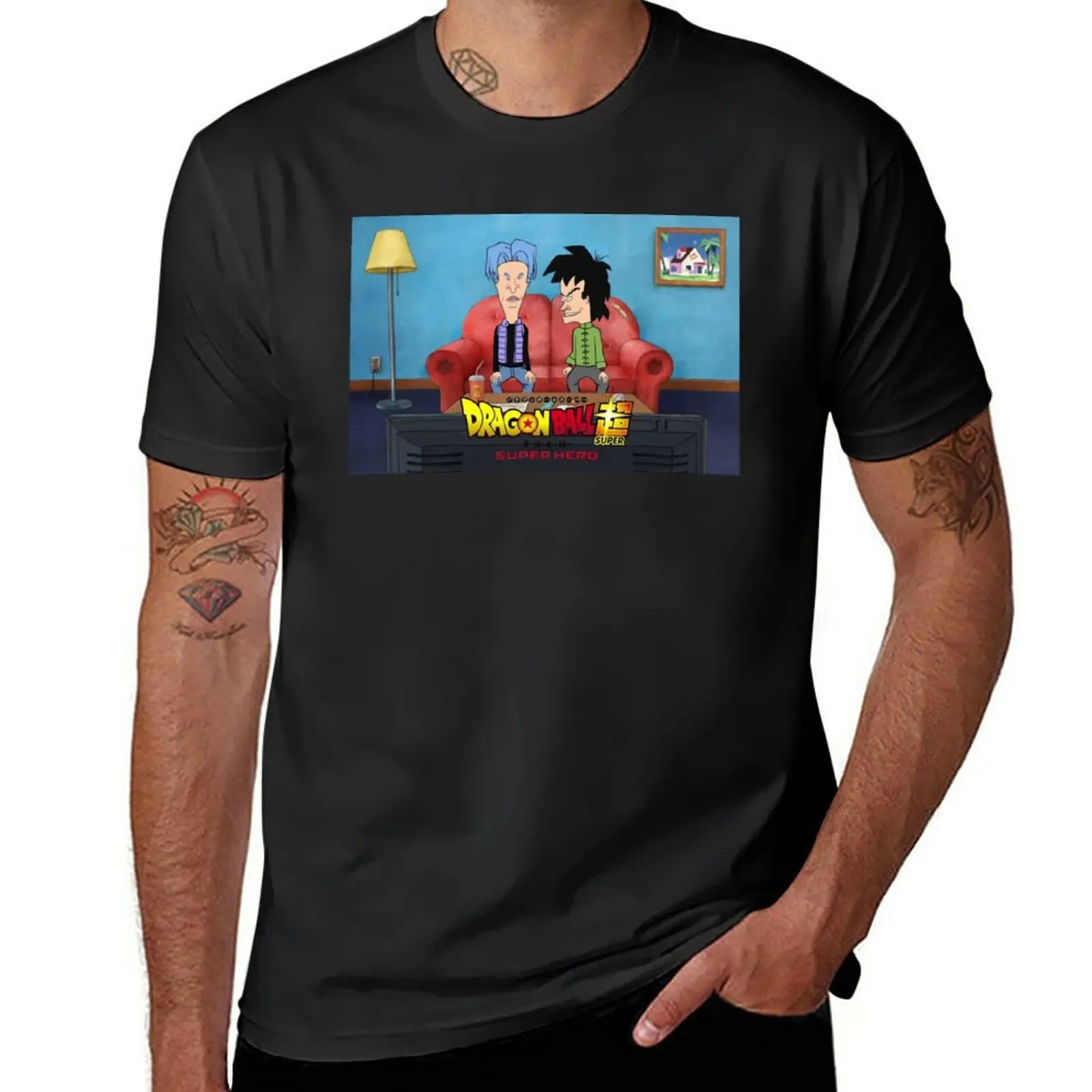 New Goten & Trunks Do Beavis & Butthead T-Shirt Vestiti Estetici T-Shirt Oversize Da Uomo