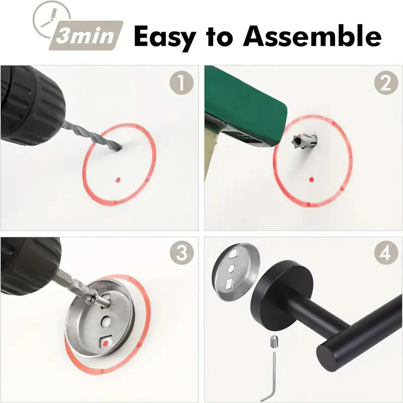 Bathroom Hardware Set Adjustable Towel Bar 304 Stainless Steel Towel Ring Toilet Paper Holder Robe Hook Bathroom Accessory toilet paper holder,bathroom hardware set,bathroom hardware accessories