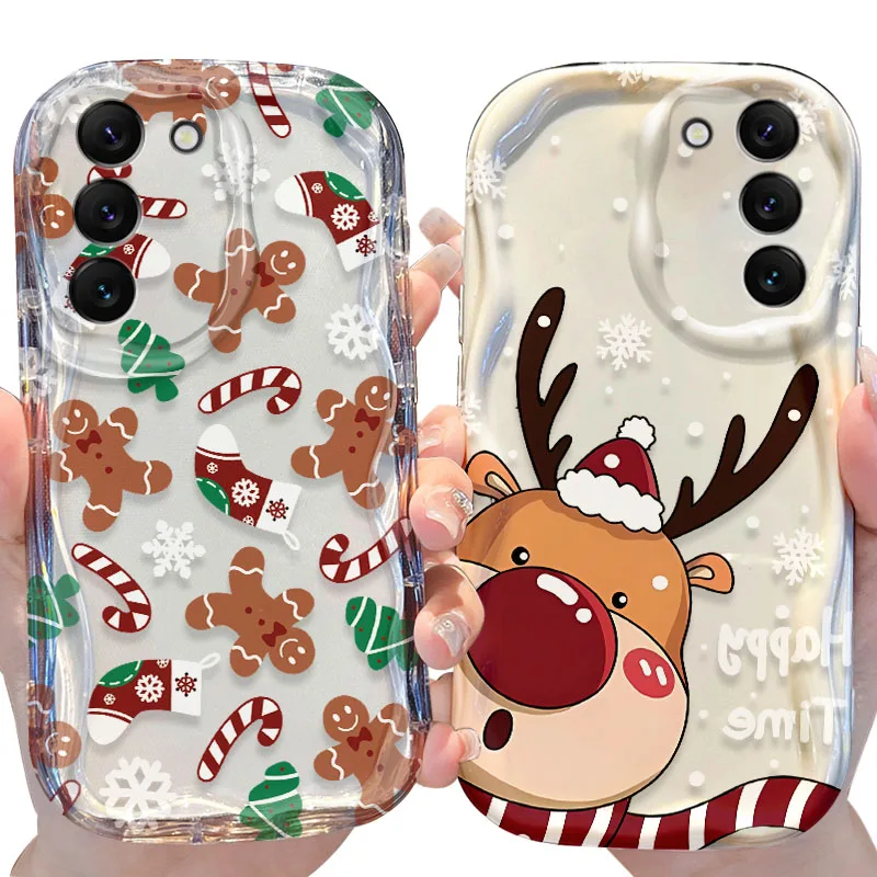 Luxury Christmas Pattern Phone Case - Festive Design Back Cover