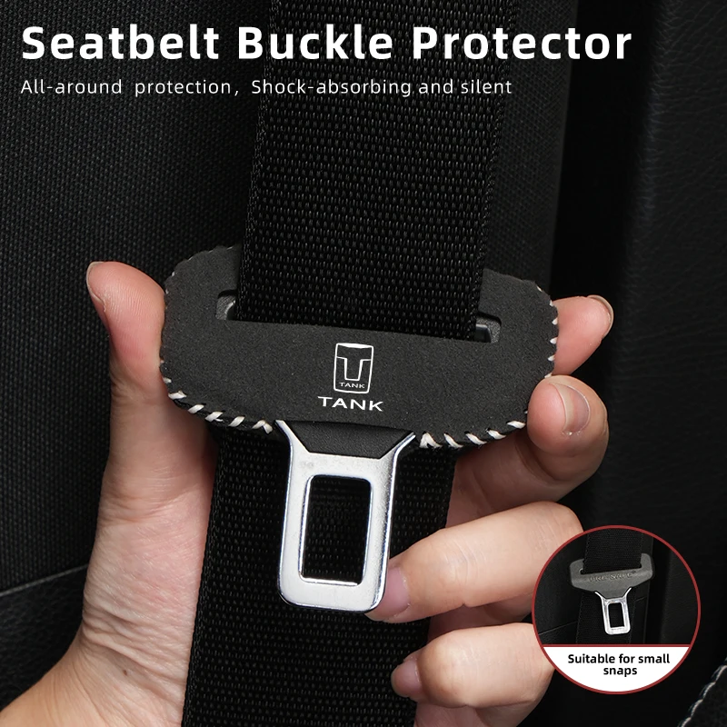 2/5Pcs Car Seat Belt Covers Fur Protection Clips Auto Accessories for TANK Great Wall Tank Tank 300 seat belt covers car seat belt accessory